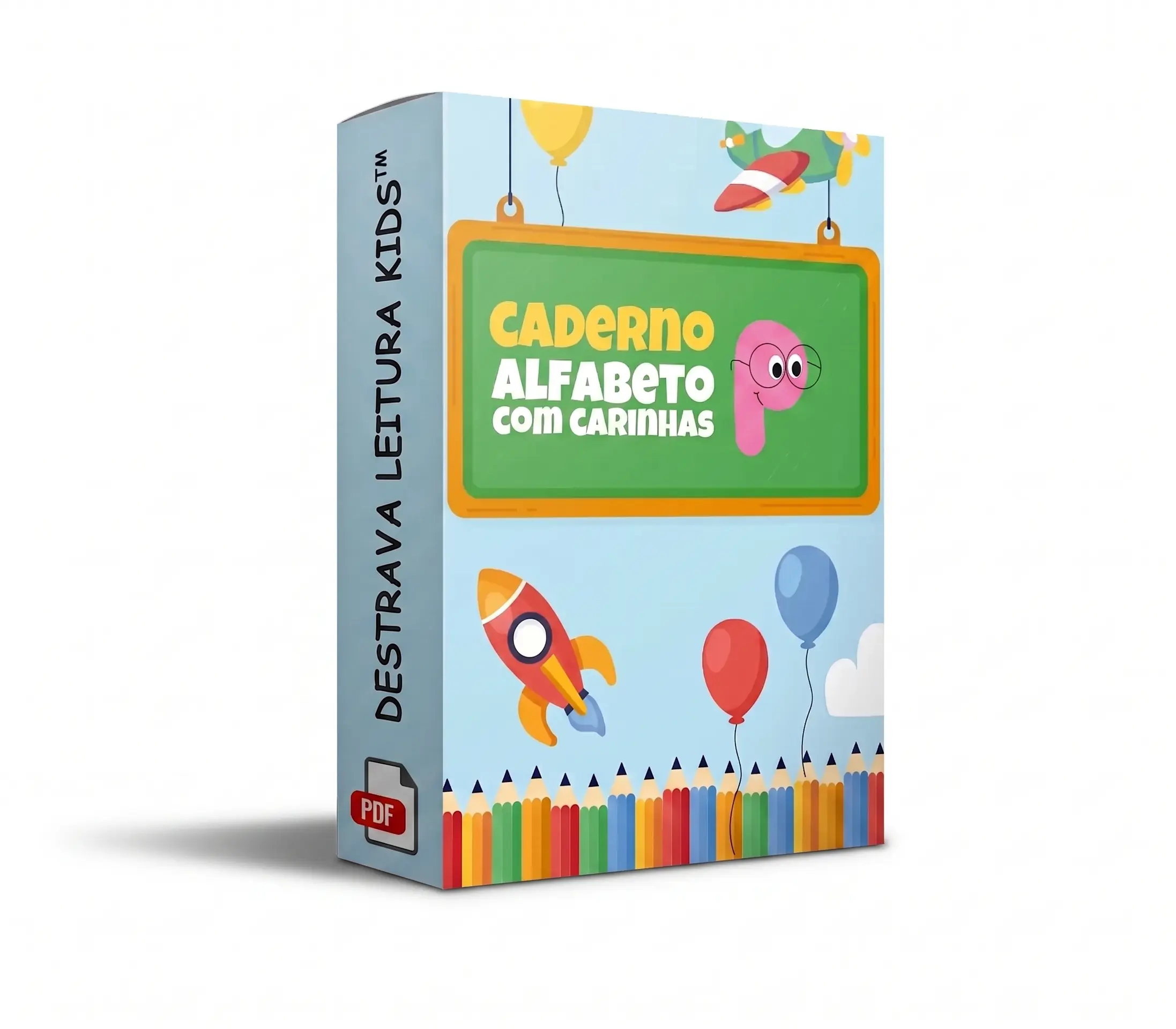 Caderno Alfabeto com Carinhas